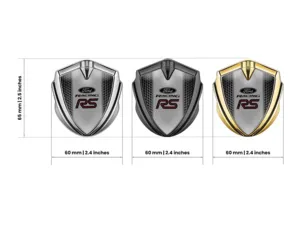 Ford Metal Domed Emblem Customizable Force Style